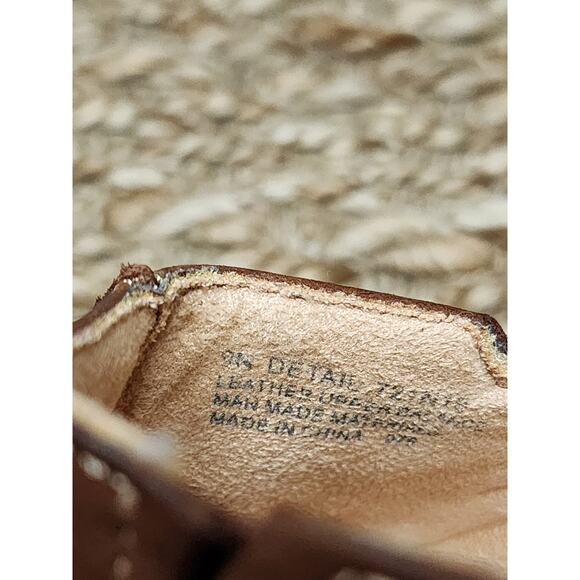 Naturalizer Fanner Slip On Leather Suede Casual Brown Flats Mules Women's 9 M - Picture 9 of 10